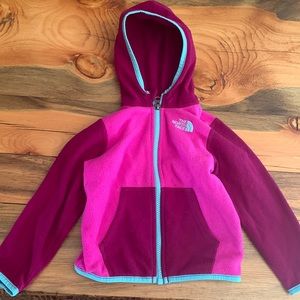 The North Face fleece hoodie